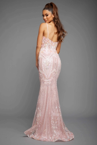 Vienna Prom Style #V-8891 #8 backface vertical thumbnail