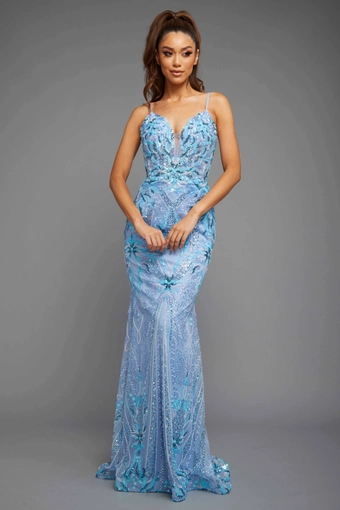 Vienna Prom Style #V-8891 #5 frontface vertical thumbnail