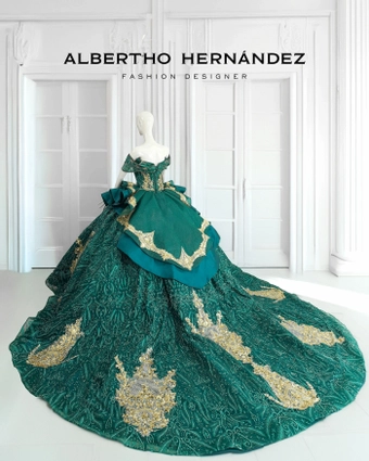 Eviterna by Albertho Hernandez Style #Lurex Oro-0308 #8 backface vertical thumbnail