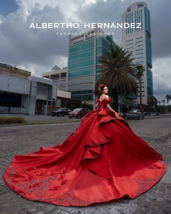Eviterna by Albertho Hernandez Style #Lurex Rojo #4 backface vertical thumbnail