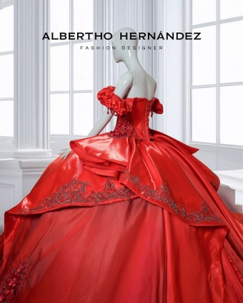 Eviterna by Albertho Hernandez Style #Lurex Rojo #9 backface vertical cropped thumbnail