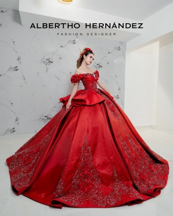 Eviterna by Albertho Hernandez Style #Lurex Rojo #1 frontface vertical thumbnail