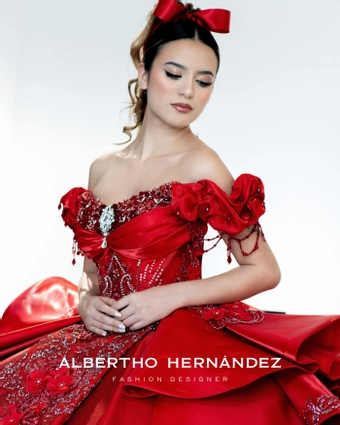 Eviterna by Albertho Hernandez Style #Lurex Rojo #8 frontface vertical cropped thumbnail