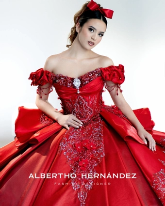 Eviterna by Albertho Hernandez Style #Lurex Rojo #7 frontface vertical cropped thumbnail