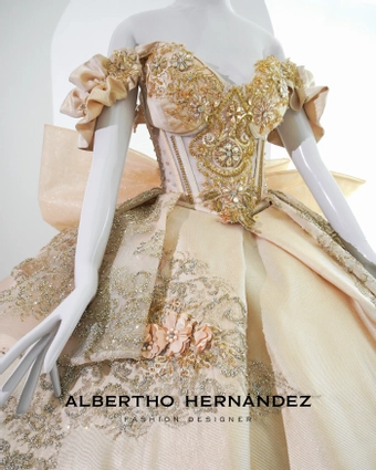 Eviterna by Albertho Hernandez Style #Lurex Oro-0308 #15 frontface vertical cropped thumbnail