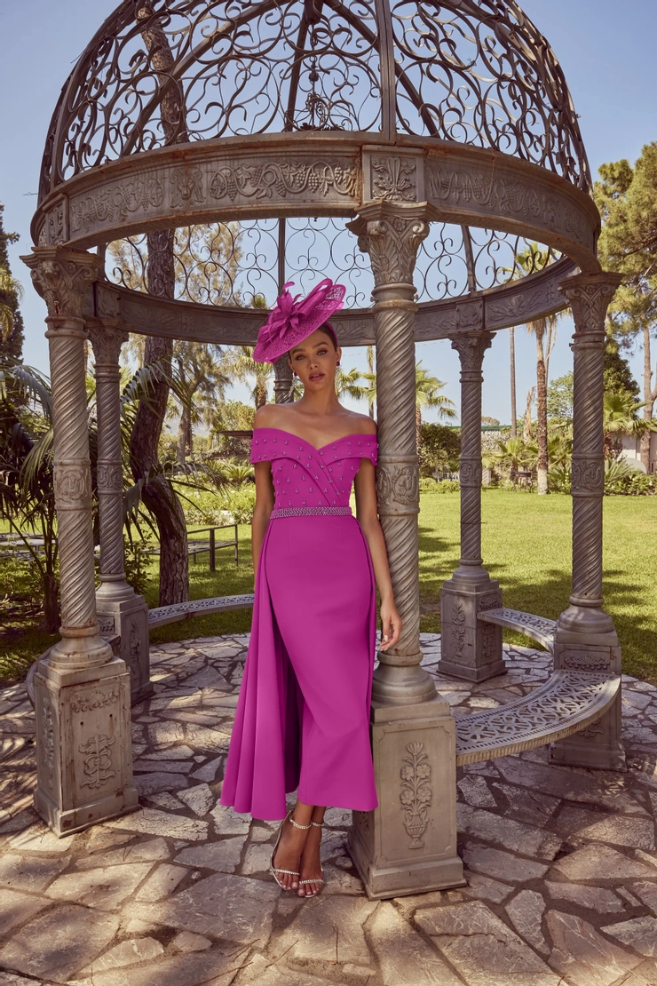 veni infantino pink dress Veni Infantino Dress Blush 991447 Mother of the Bride / Groom UK Size 10