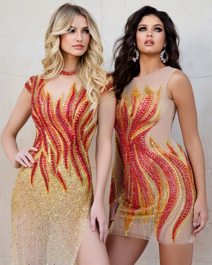 Jovani Style #40157 #4 frontface vertical cropped picture