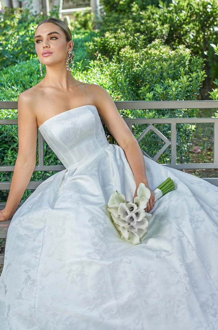 white lace dress with pockets Bridal White Lace Pocket Maxi Amia Dress XXS main image 0