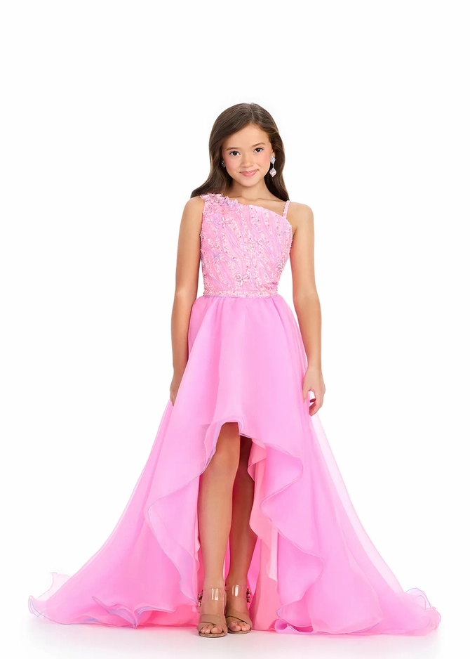 green emerald velvet dress Girl Princess Dress Children Large Fluffy Skirt Elegant Retro Puff Sleeve Birthday Party Dress, Pink / 3-4 Years (110cm)