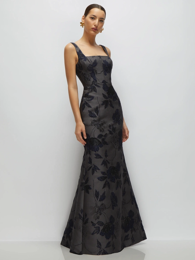 dramatic bridesmaid dresses Ava Presley Dramatic Side Cut Out Prom Dress 47003