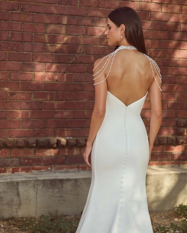 La Perle by Calla Blanche Style #LP2508 #5 backface vertical cropped picture