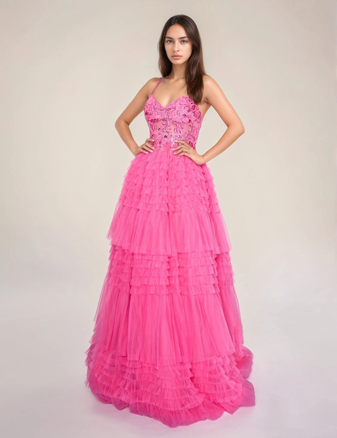 Nina Canacci 1562 Fitted Long Prom Formal Dress