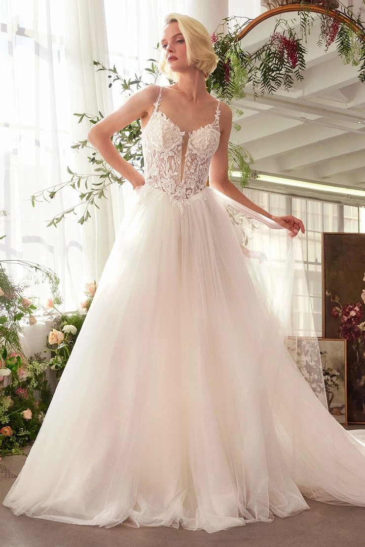 maxi dress embroidered Habersham Wedding Dress by Anne Barge main image 0
