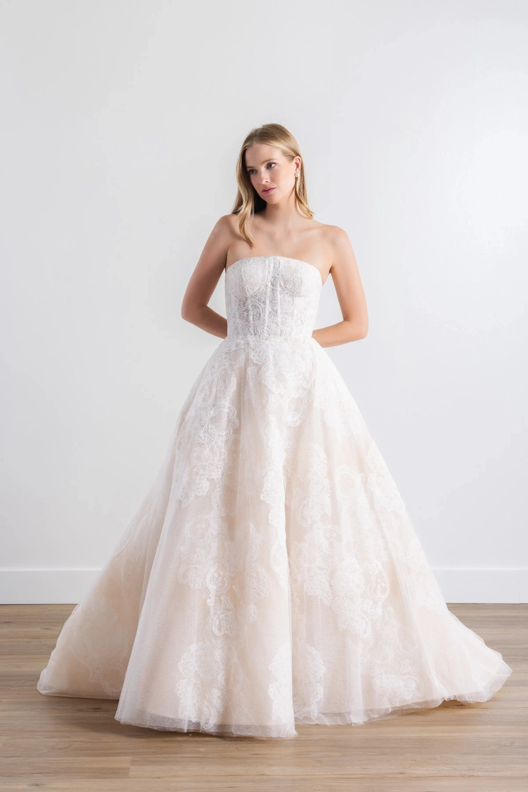 Watters Ilene Floor Length 69711F #1 frontface vertical picture