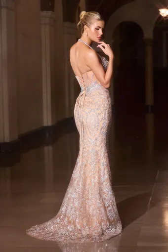 Ladivine by Cinderella Divine CD695   Elegant Embellished Mermaid Gown for Special Occasions #6 default backface vertical thumbnail