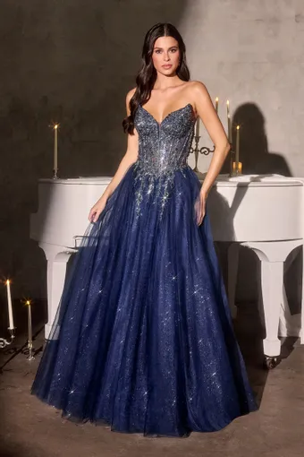 Ladivine by Cinderella Divine CD721   Embellished Ballgown Sweetheart Sparkle Gown #0 default frontface vertical thumbnail