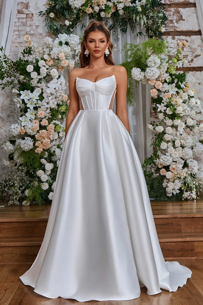 janie and jack 新品シルク100%ドレス サイズ7 Jess Adore - JA8009 | CLE Bride by Expressions