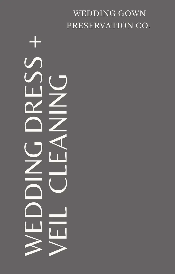Wedding Gown Preservation #Wedding Dress + Veil Cleaning Image