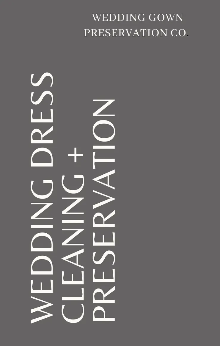 Wedding Gown Preservation #Wedding Dress Cleaning + Preservation Image