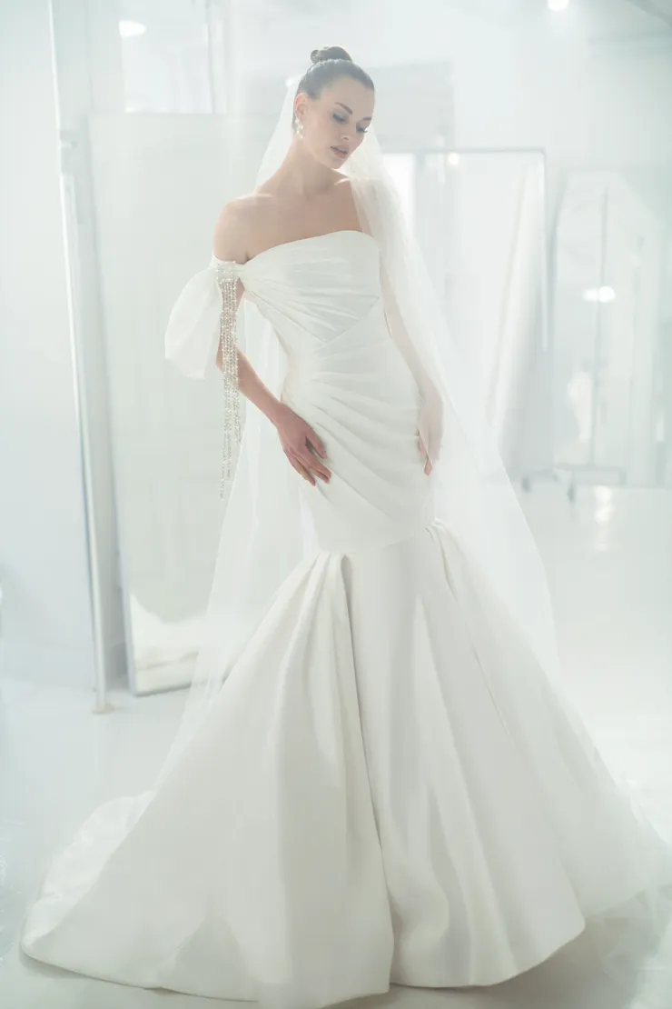 knee length dresses for ladies Never Worn Stephen Yearick 88119 Bridal 2025 Wedding Dress