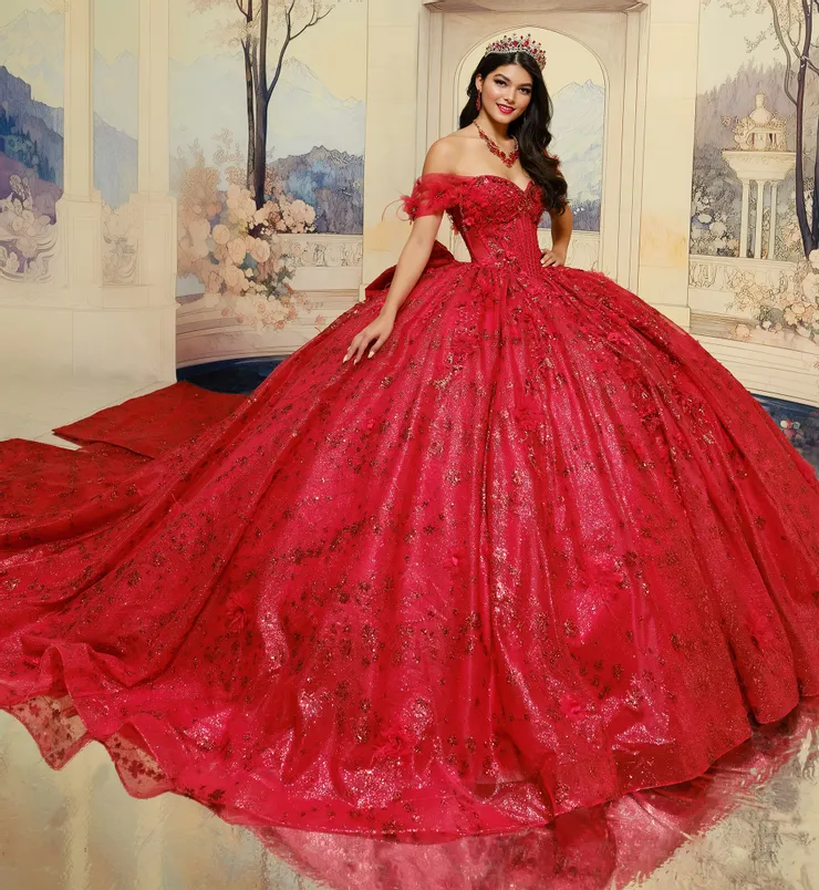 Princesa by Ariana Vara Style #PR30206 #1 Red frontface vertical picture