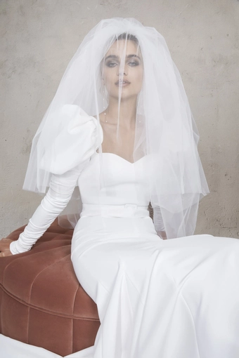 Vagabond Bridal Style #Millie Veil #6 frontface vertical cropped thumbnail
