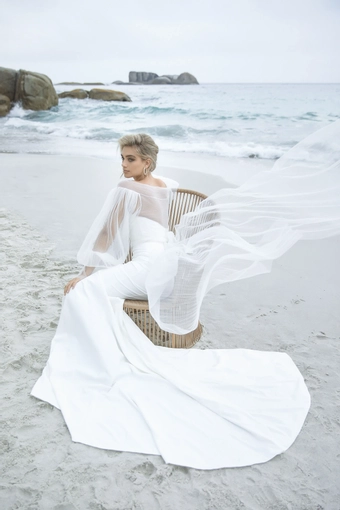 Vagabond Bridal Style #Tulle Wrap #1 default backface vertical thumbnail