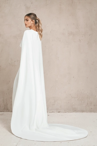 Vagabond Bridal Style #Eos Cape #3 default backface vertical thumbnail