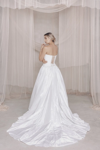 Vagabond Bridal Style #Mia Crepe Corset & Noel Skirt #1 default backface vertical thumbnail