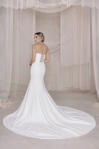 Vagabond Bridal Style #Mia Crepe Corset & Skirt #2 default backface vertical thumbnail