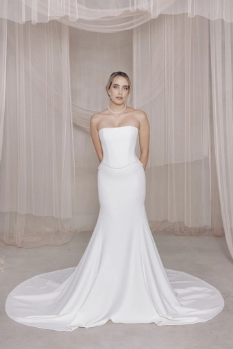 Vagabond Bridal Style #Mia Crepe Corset & Skirt #0 default frontface vertical thumbnail