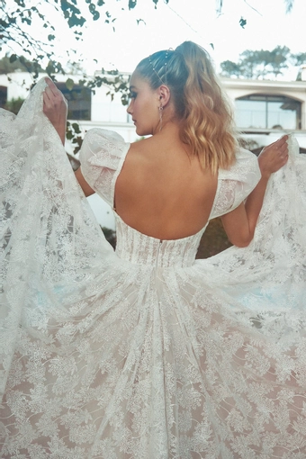 Vagabond Bridal Style #Adonis #8 backface vertical cropped thumbnail