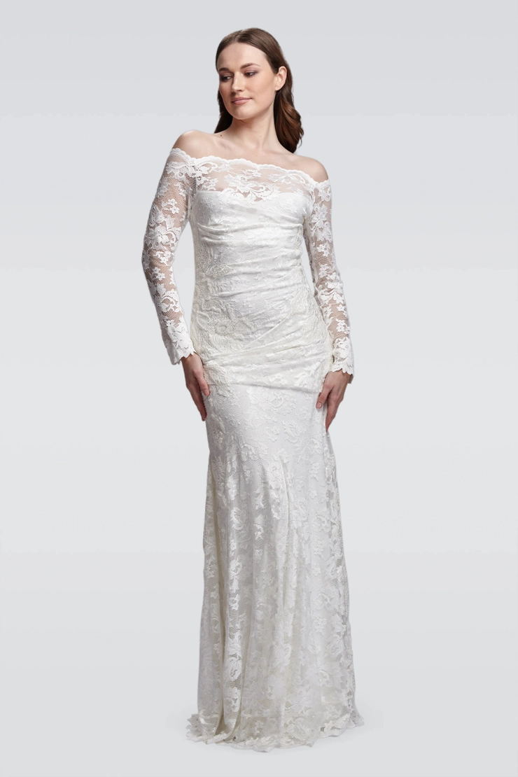 arabic lace mermaid wedding dress Luxury Illusion Mermaid Ivory Wedding Dress main image 0