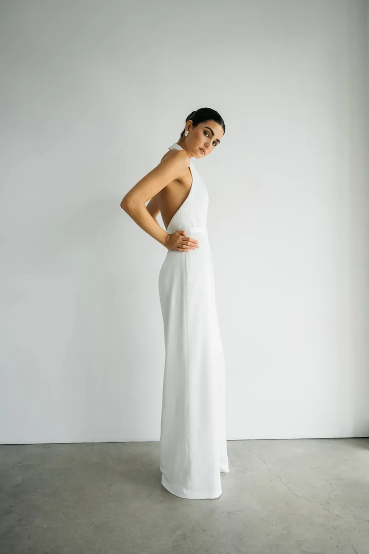 Jenny Yoo Lula Jumpsuit 12533 #1 frontface vertical picture