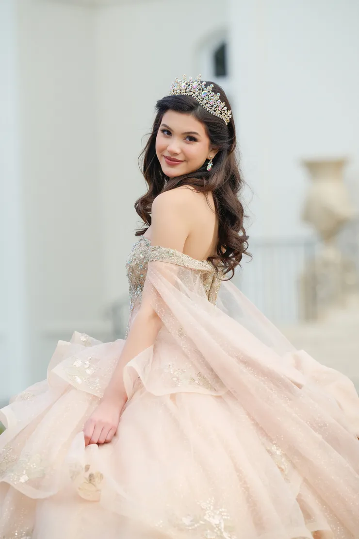 AmaBella Quinceanera Style #Q1055 #16 backface vertical cropped picture
