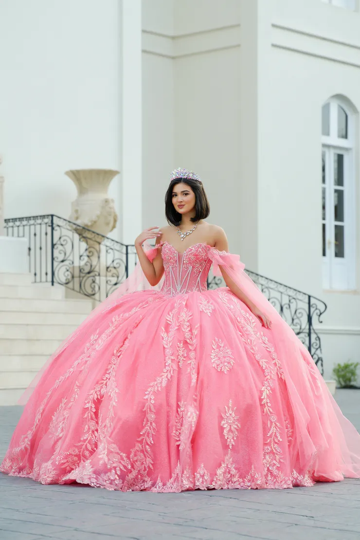 AmaBella Quinceanera Style #Q1057 #0 default frontface vertical picture