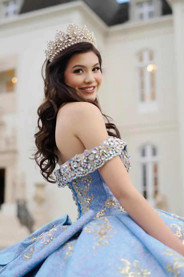 AmaBella Quinceanera Style #Q1058 #14 backface vertical cropped picture