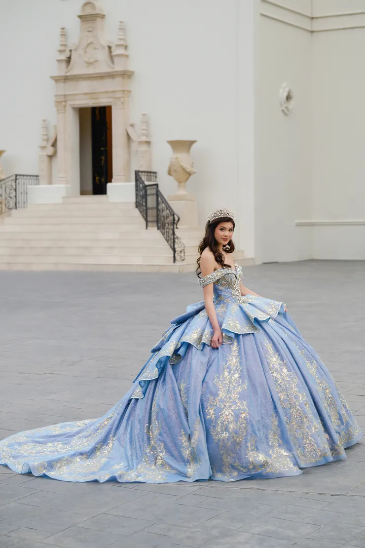 AmaBella Quinceanera Style #Q1058 #1 frontface vertical picture