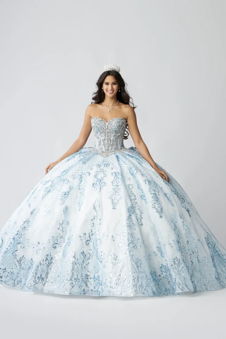 AmaBella Quinceanera Style #Q1059 #1 frontface vertical picture