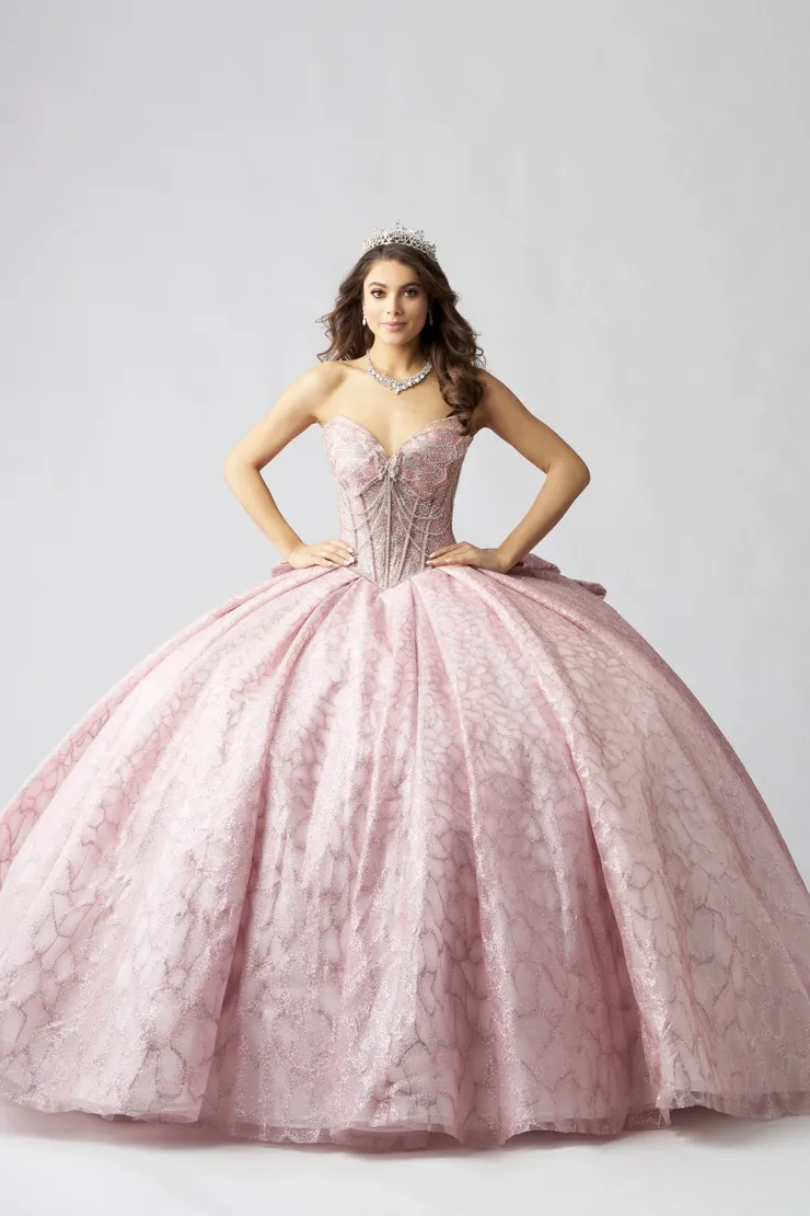 AmaBella Quinceanera Style #Q1060 #1 frontface vertical picture