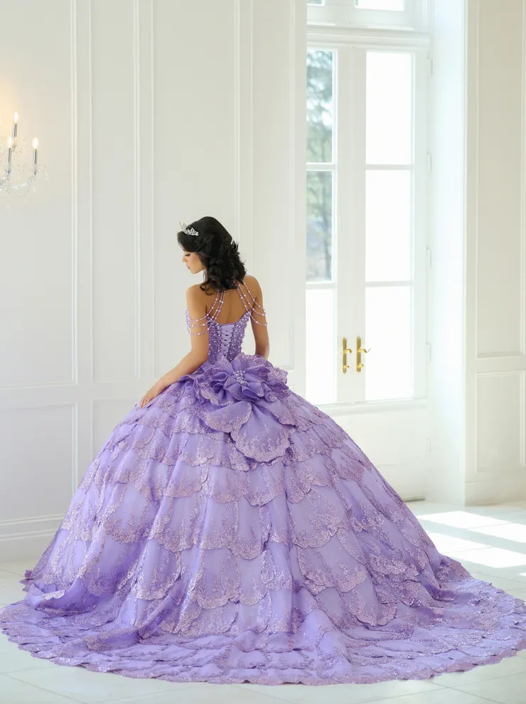 AmaBella Quinceanera Style #Q1061 #1 default Orchid backface vertical picture