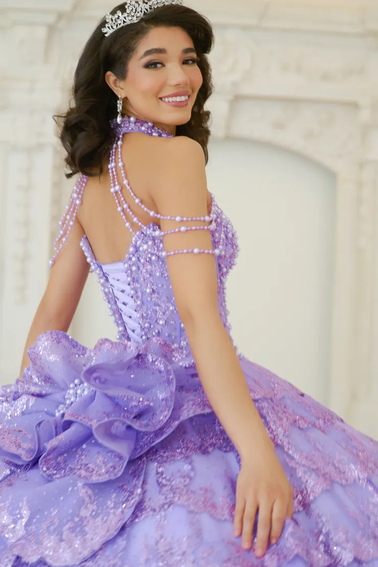 AmaBella Quinceanera Style #Q1061 #15 backface vertical cropped picture