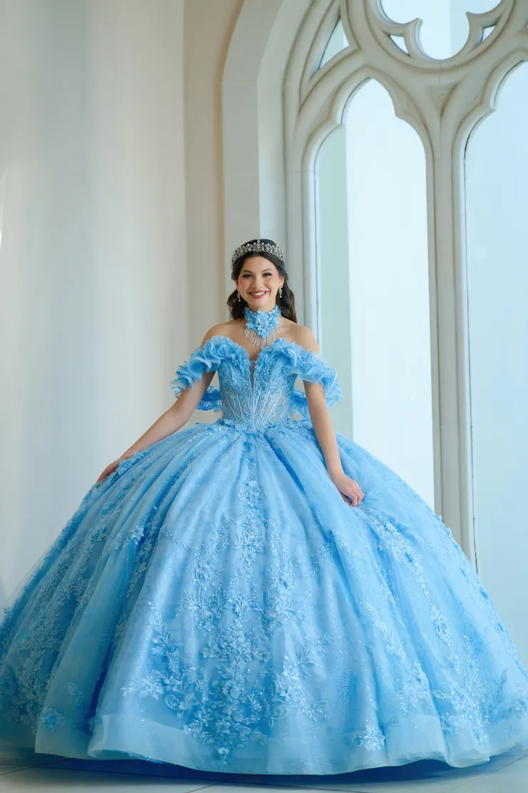 AmaBella Quinceanera Style #Q1065 #1 frontface vertical picture
