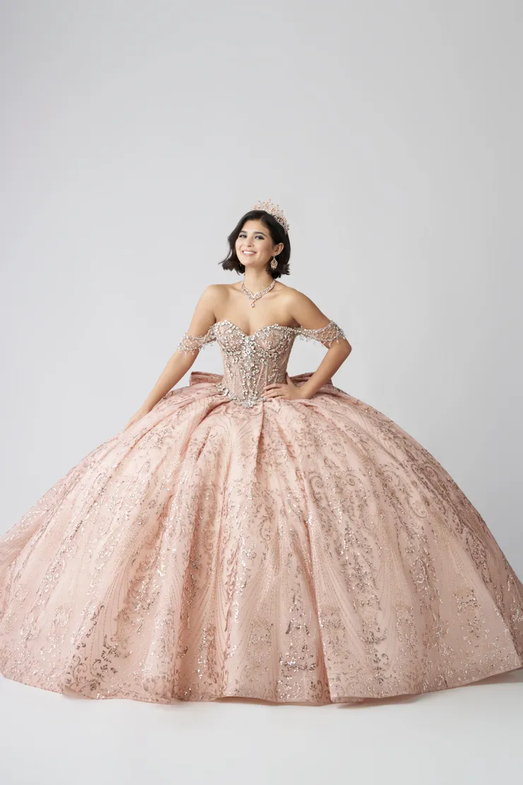 AmaBella Quinceanera Style #Q1066 #1 frontface vertical picture