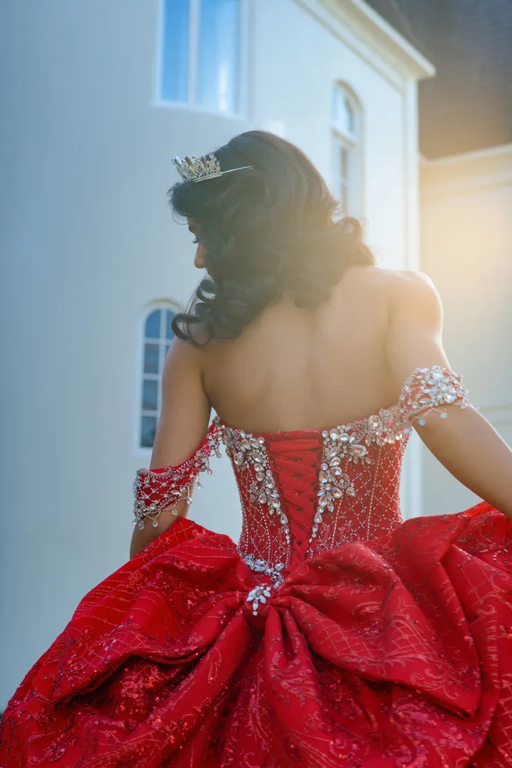 AmaBella Quinceanera Style #Q1066 #17 backface vertical cropped picture