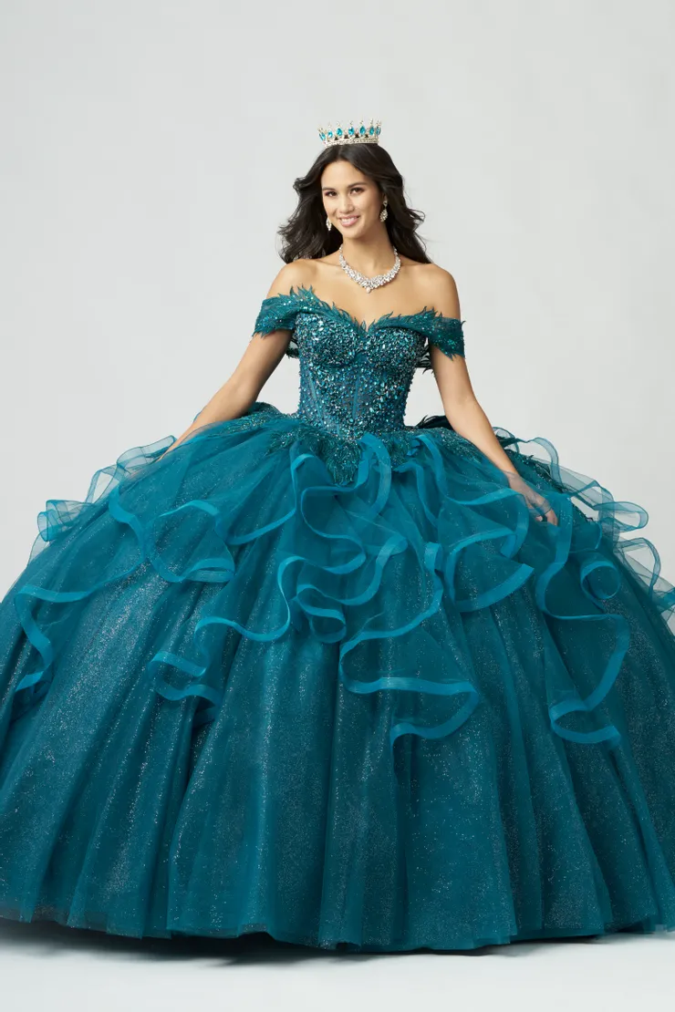 AmaBella Quinceanera Style #QA151 #0 default frontface vertical picture