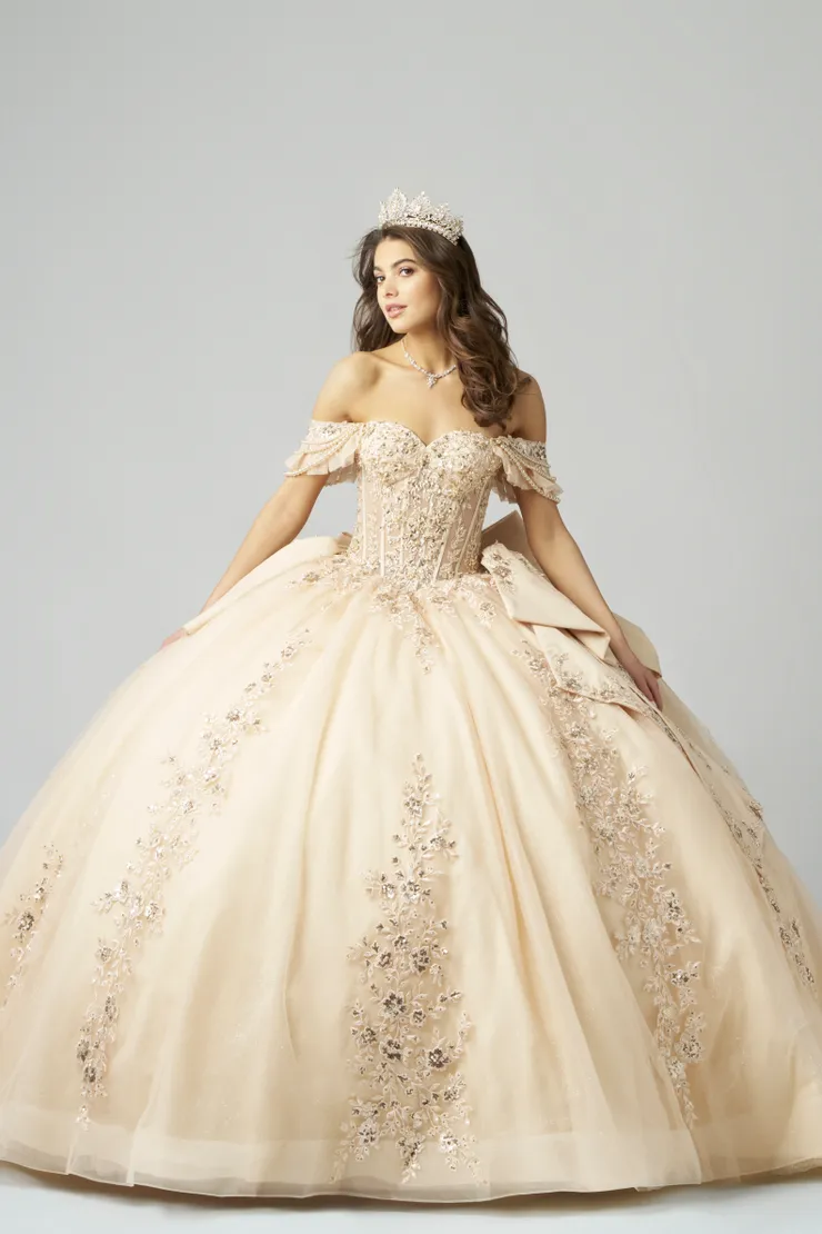 AmaBella Quinceanera Style #QA155 #0 default frontface vertical picture