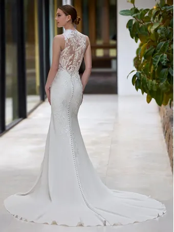 Pronovias Style #LINOY #1 default backface vertical thumbnail