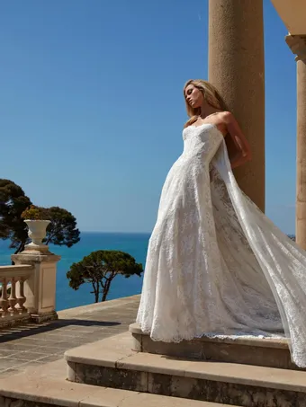 Pronovias Style #RYMER #0 default frontface vertical thumbnail