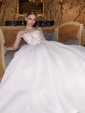 Pronovias Privee Style #MENDEIS #2 frontface vertical cropped thumbnail